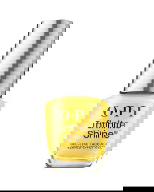 Lac de unghii cu efect de gel, Opi, IS Keep Up Buttercup, 15 ml