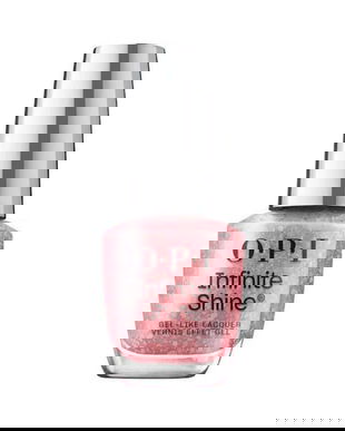 Lac de unghii cu efect de gel, Opi, IS Servin Pink, 15ml