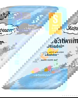 Scutece de &icirc;not pentru copii, de unică folosință, mărimea S, pentru 4-9 kg, 12 buc/pachet, Babydream