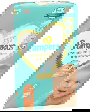 Scutece pentru Bebelusi - Pampers Premium Care Delicate Comfort Value Pack, marimea 3 (5-9 kg), 60 buc