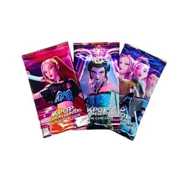 Set 3 Plicuri Cartonașe Colectionabile K-POP Demon Hunters &ndash; 24 cartonașe (8/plic)