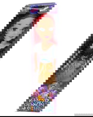 Păpușă Mira K-Pop Demon Hunters, 16 cm - Păpușă mini fashion cu păr roșcat