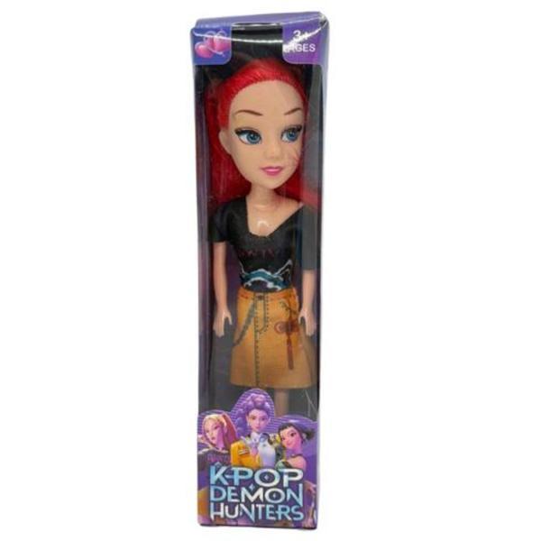 Păpușă Mira K-Pop Demon Hunters, 16 cm - Păpușă mini fashion cu păr roșcat