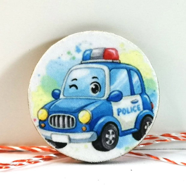 Martisor copii - masina politie