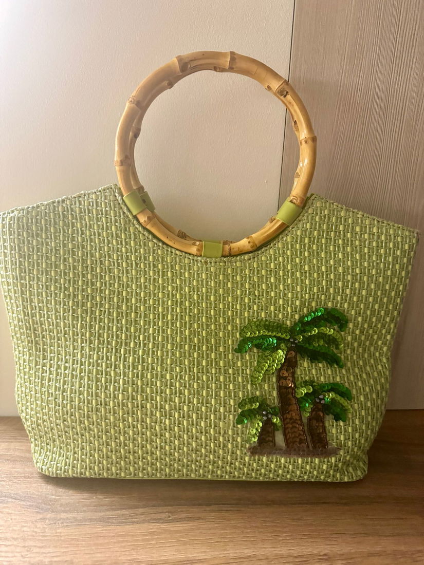 SPLENDIDA GEANTA ESTIVALA MANERE BAMBUS