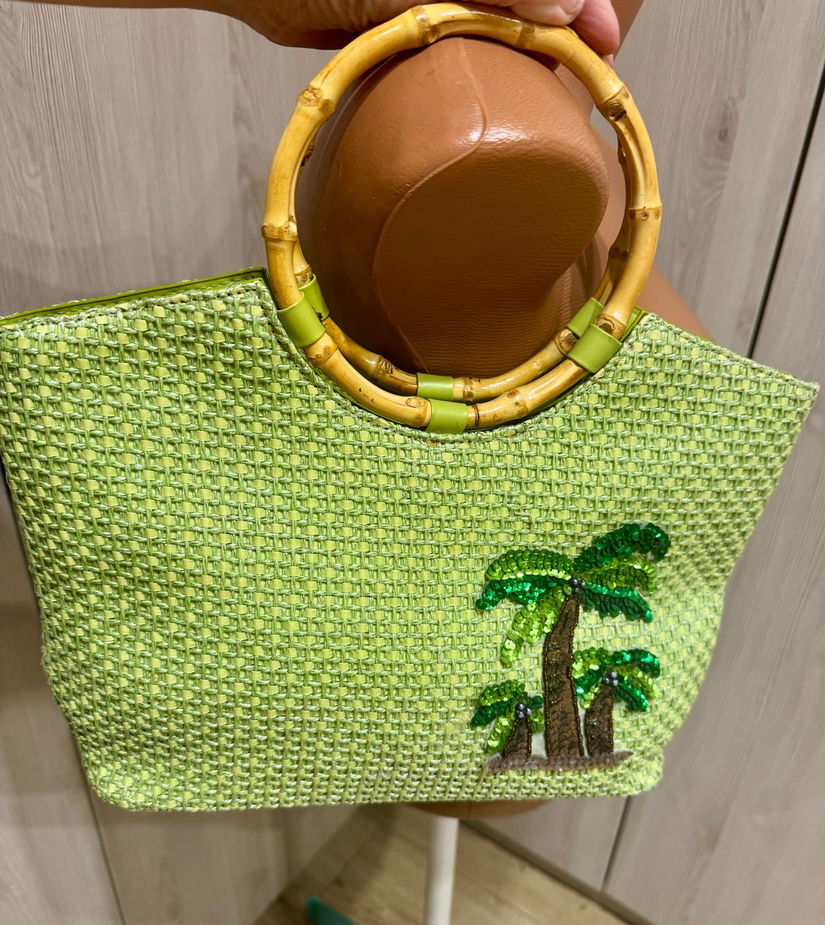 SPLENDIDA GEANTA ESTIVALA MANERE BAMBUS