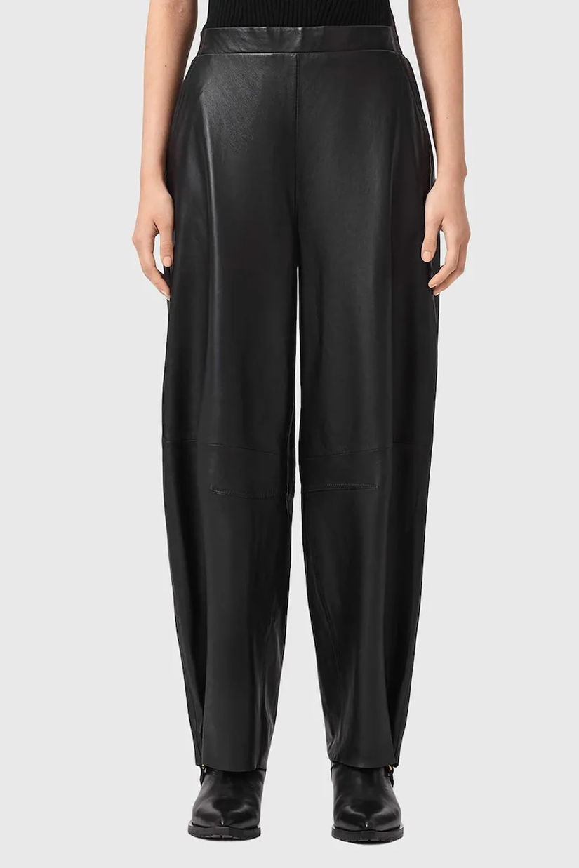 AllSaints pantaloni de piele ETTA