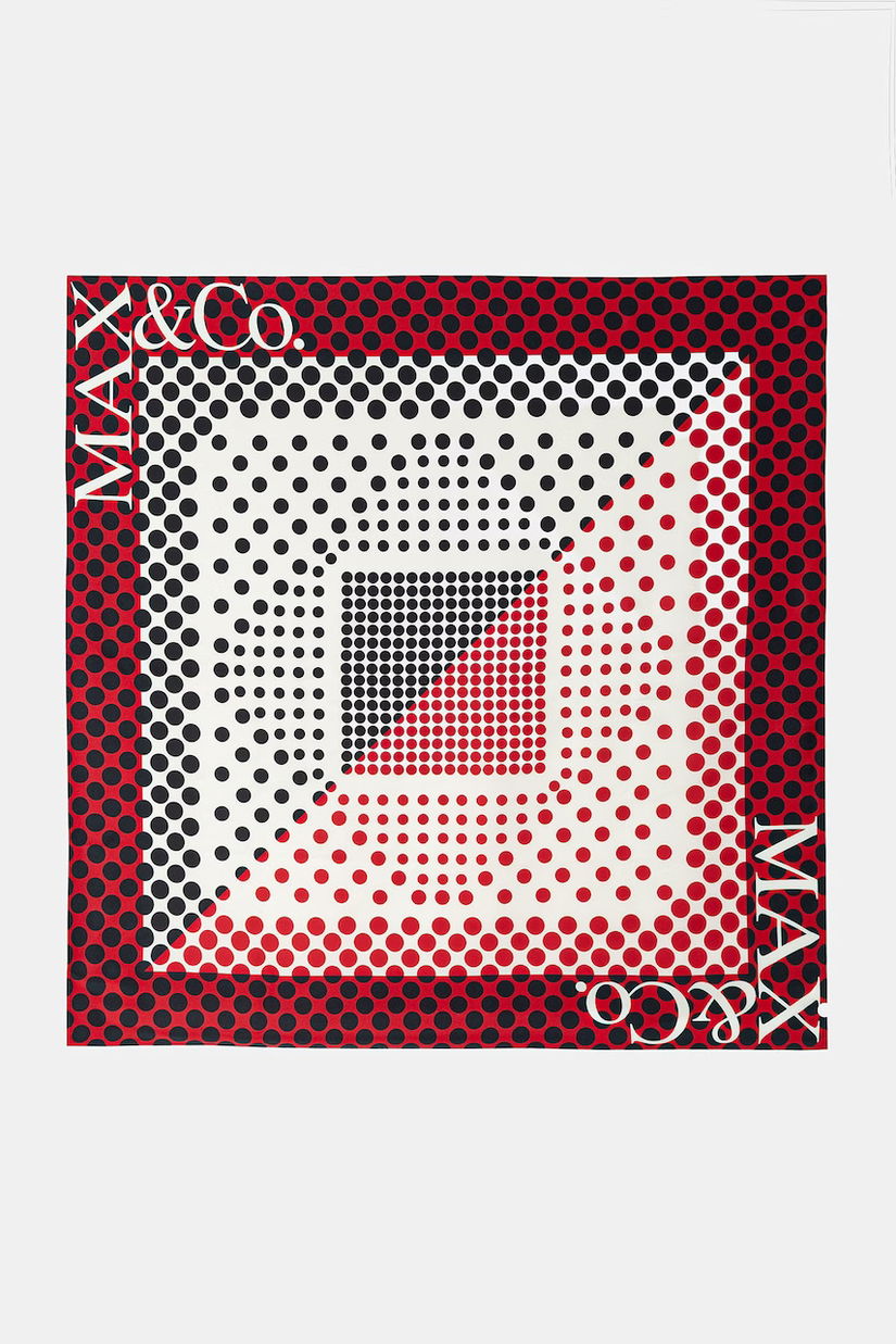 MAX&Co. eșarfă de matase MCABATTISTA