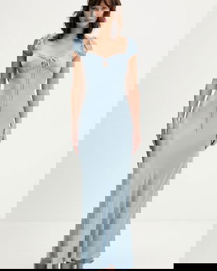 Bardot rochie din viscoză