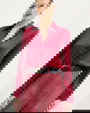 MM by Max Mara cămașă de mătase QUARTO