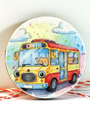 Martisor copuu - autobuz