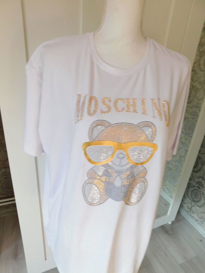 Tricou nou  dama, Moschino, masura 50,  bumbac   100 %