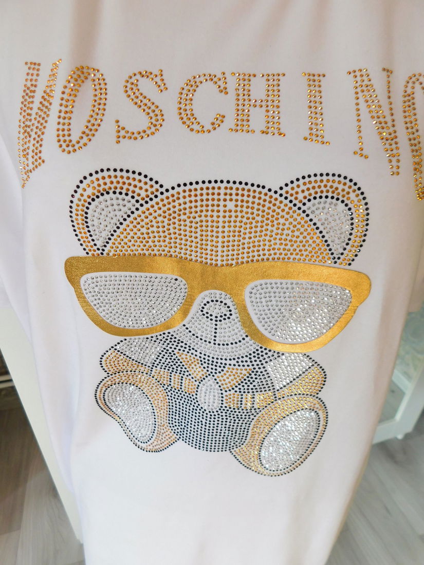 Tricou nou  dama, Moschino, masura 50,  bumbac   100 %