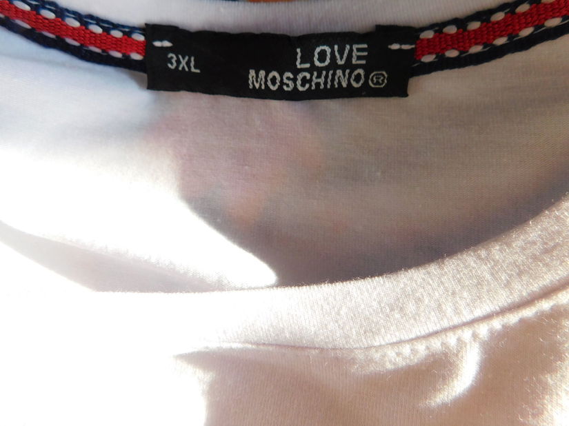 Tricou nou  dama, Moschino, masura 50,  bumbac   100 %