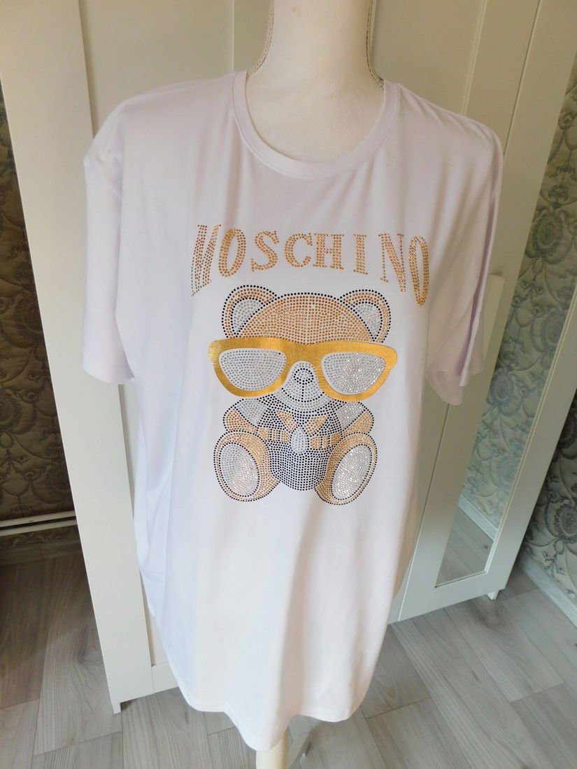 Tricou nou  dama, Moschino, masura 50,  bumbac   100 %