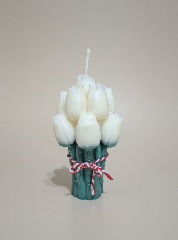 Blanc lumanare parfumata premium MARTISOR ambalaj cadou aroma fina inspiratie frantuzeasca
