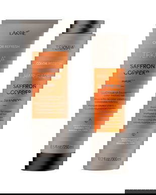 Set pentru par aramiu, Lakme, Saffron Cooper Shampoo 300ml + Mask 250ml