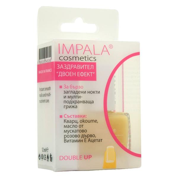 Lac Protector pentru Unghii cu Efect Dublu - Impala Cosmetics Double Up, 12 ml