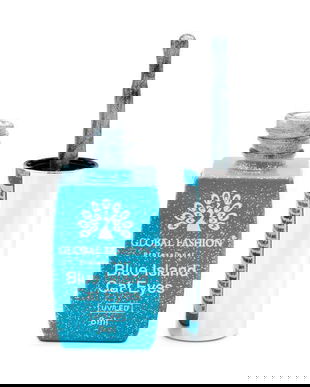 Ojă semipermanenta ochi de pisică, Blue Island 8 ml, 04