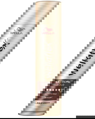 Fixativ pentru Par cu Fixare Mega Puternica 6/6 - Wella Wellaflex Extreme Hold Hairspray, Ultimate Hold 6/6, 400 ml