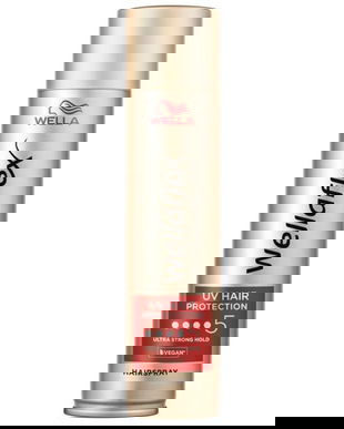 Fixativ pentru Par cu Fixare Foarte Puternica 5/5 - Wella Wellaflex Ultra Strong Hold Hairspray, UV Hair Protection, 400 ml
