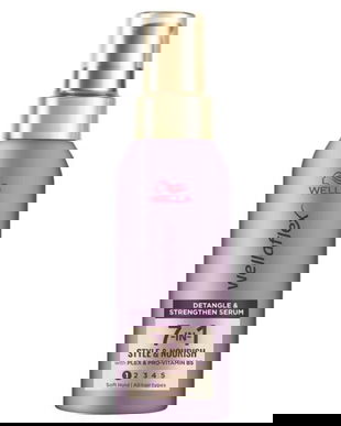 Ser pentru Intarirea si Descalcirea Firelor de Par - Wella Wellaflex 7-in-1 Style &amp; Nourish Detangle &amp; Strenghten Serum, 100 ml