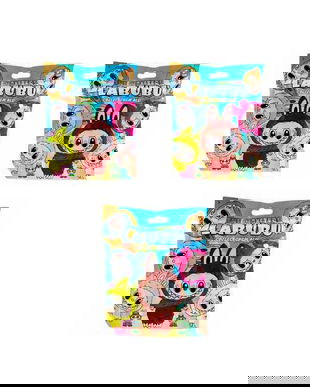 Set 3 Plicuri Labubu The Monsters &ndash; Figurină Surpriză 5 cm + Cartonaș Colecționabil