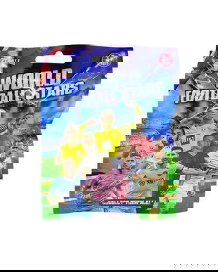 Set 3 Plicuri World Football Stars &ndash; Figurină Surpriză 8 cm + Cartonaș Colecționabil