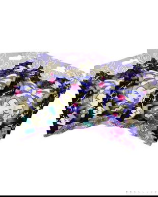 Set 3 Plicuri Kuromi &ndash; Figurină Surpriză 8 cm + Cartonaș Colecționabil