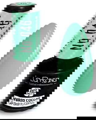 Lac de unghii La Rosa Profesionales Creme hybrid gel 046 mint, 9 ml