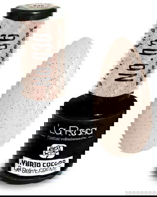 Lac de unghii La Rosa Profesionales Creme hybrid gel 036 sandy beige, 9 ml