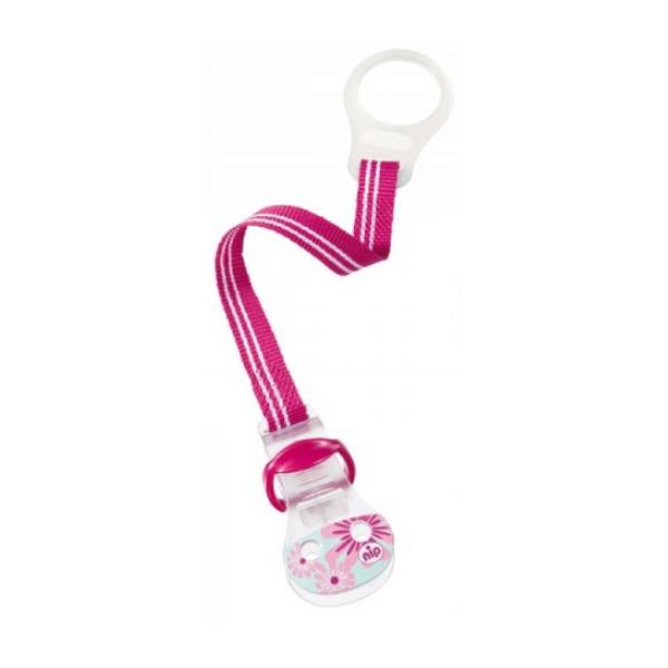 Lant pentru Suzete cu Inel Nip 37001, roz