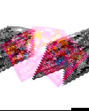 Set 3 plicuri K-Pop Demon Hunters Pink Star &ndash; Figurină 10 cm + Cartonaș