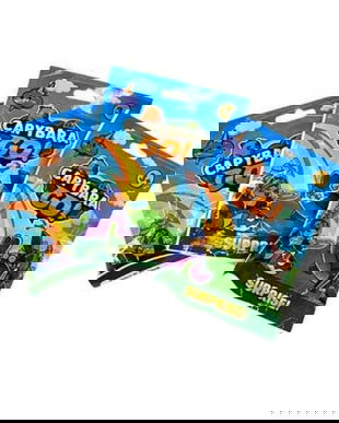 Set 3 Plicuri Surprise Capybara GO! cu Figurină 6 cm si cartonas colectionabil