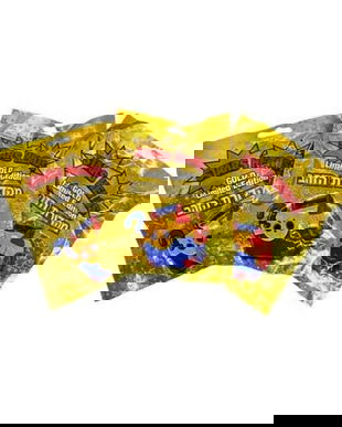 Set 3 Plicuri Star Heroes Gold Edition &ndash; Figurină Surpriză 6 cm + Cartonaș Colecție