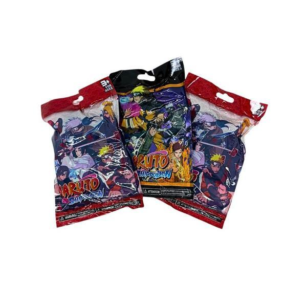 Set 3 plicuri Naruto Shippuden &ndash; Figurină 10 cm + Cartonaș Colectionabil