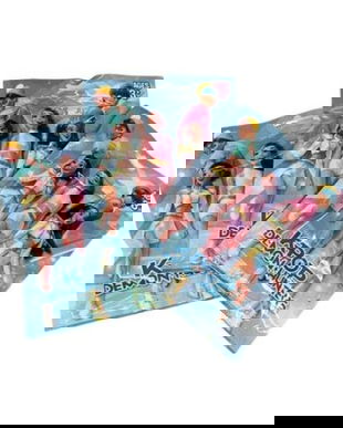 Set 3 plicuri K-Pop Demon Hunters Gri &ndash; Figurină 10 cm + Cartonaș