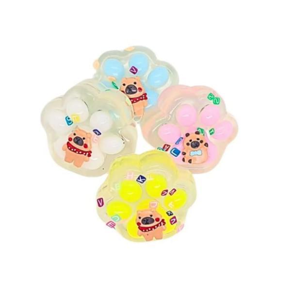 Jucărie Squishy Antistres, cu Capybara, Culori Aleatorii 7 cm