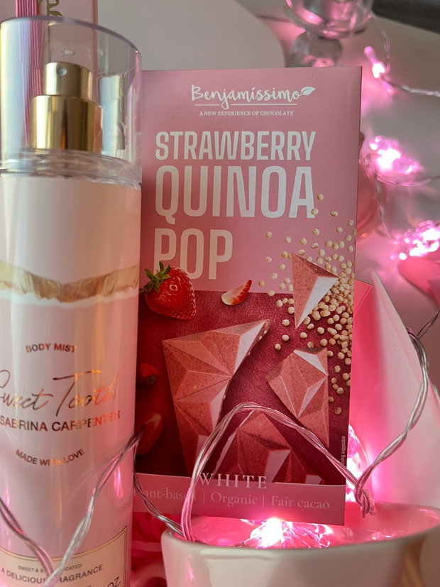 Set cadou pentru ea Sweet Rituel | cutie cadou roz cu cană, lumânare, ciocolată, brățară cu inimioară