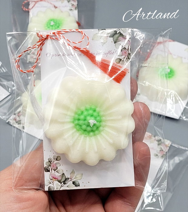 Mărțișor cu aroma de trandafiri, mărțișoare parfumate, mărțișoare margarete, mărțișoare ciocolata, mărțișoare lumânări parfumate