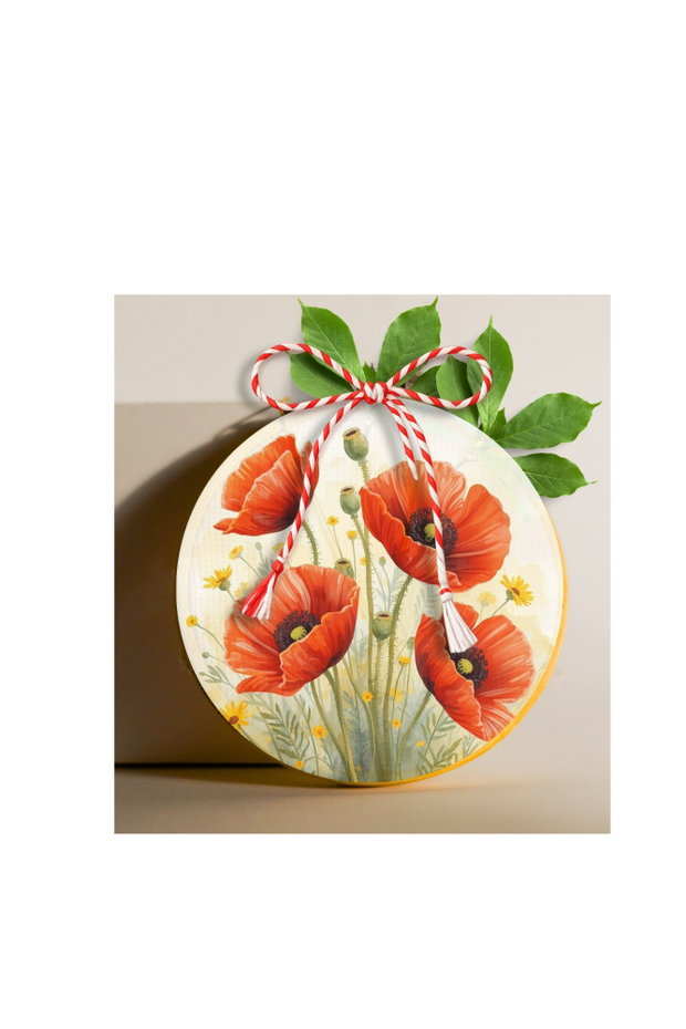 Mărțișoare handmade - maci