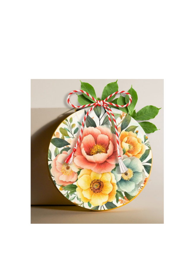 Mărțișoare flori pastelate