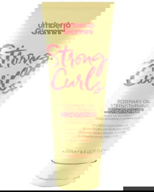 Balsam Fortifiant cu Ulei de Rozmarin pentru Parul Cret - Umberto Giannini Strong Curls Conditioner, 250 ml