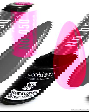 Lac de unghii La Rosa Profesionales Creme hybrid gel 050 magenta, 9 ml