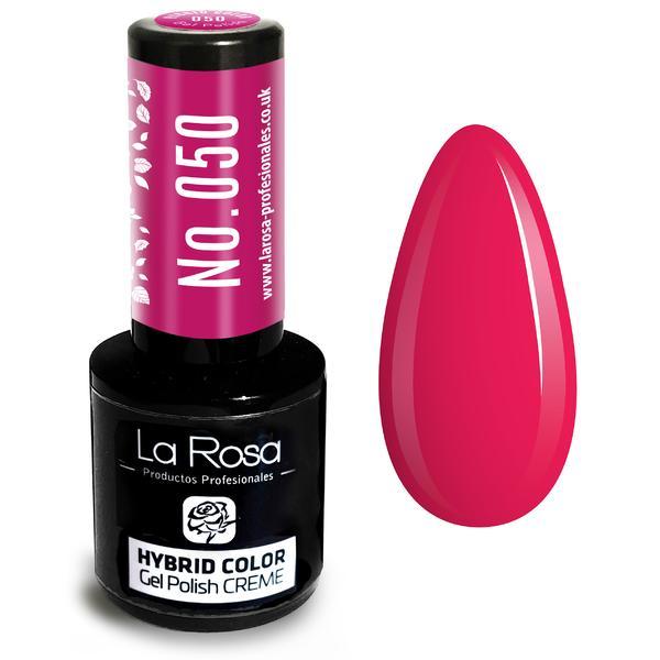 Lac de unghii La Rosa Profesionales Creme hybrid gel 050 magenta, 9 ml