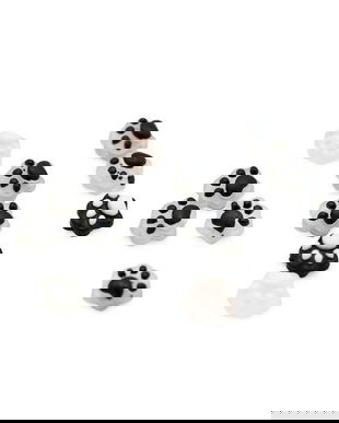 Figurine 3D volumetrice pentru manichiură, set, lăbuțe de pisică, D11