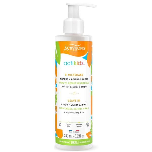 Lapte Leave-In pentru Definirea Buclelor pentru  Copii - Activilong Actikids Ti Milkshake Leave-In (Kids Curl Defining Leave-In Milk), 240 ml