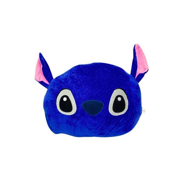 Pernă cu Păturică Pufoasă, Model Stitch, 45 cm – Pernă 2-în-1 pentru Copii