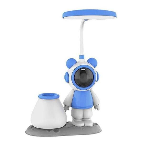 Lampă de birou pentru copii, model Astronaut 30 cm Albastru