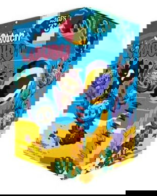 Figurină Labubu Stitch 8 cm + Cartonaș Colecționabil